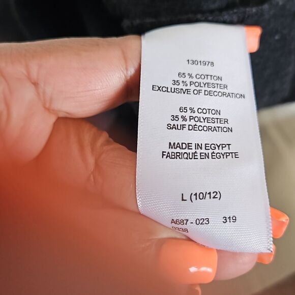 Levi's Girl Signature Logo Long Sleeves Sweater Large 10/12 Years Old Black/Red - Picture 6 of 16